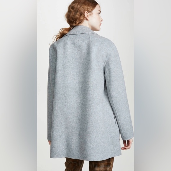 Theory ‘Sileena’ Open Front Jacket in Double Face Wool-Cashmere - Picture 4 of 8